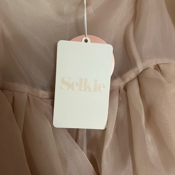 Selkie | Lt Pink Sparrow L/S Puff Dress Size Med - Picture 6 of 7